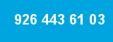 926 443 61 03 926 443 61 03